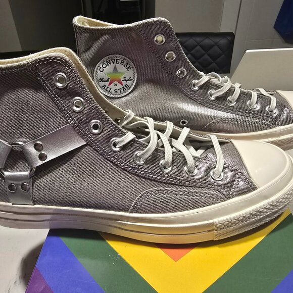 NEW 2024 Chuck 70 High Pride 2024 Converse Sneakers Chuck 70 A10214C SIZE 10 NEW - Picture 11 of 16